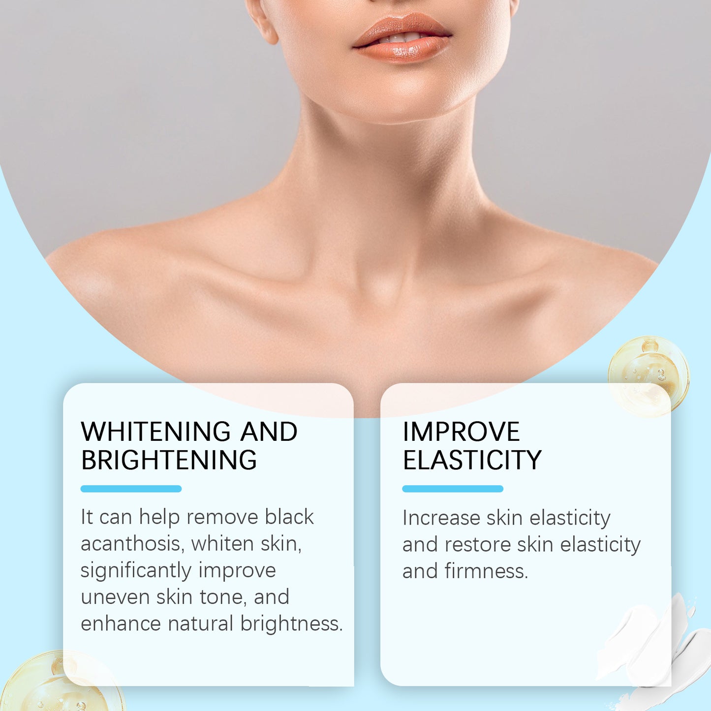 Acanthosis Nigricans Whitening Cream - Exfoliating & Moisturizing Body Balm