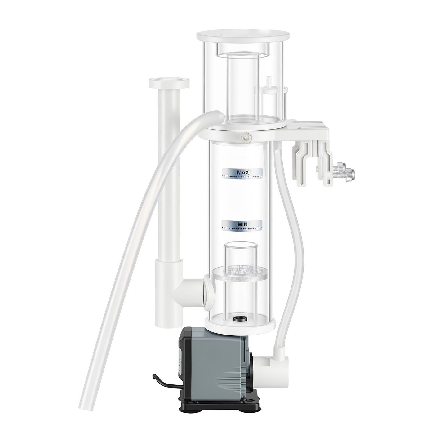 Hang-On Protein Skimmer for 20-30 Gallon Saltwater Aquarium with DC Pump - Adjustable Reef Tank Filter