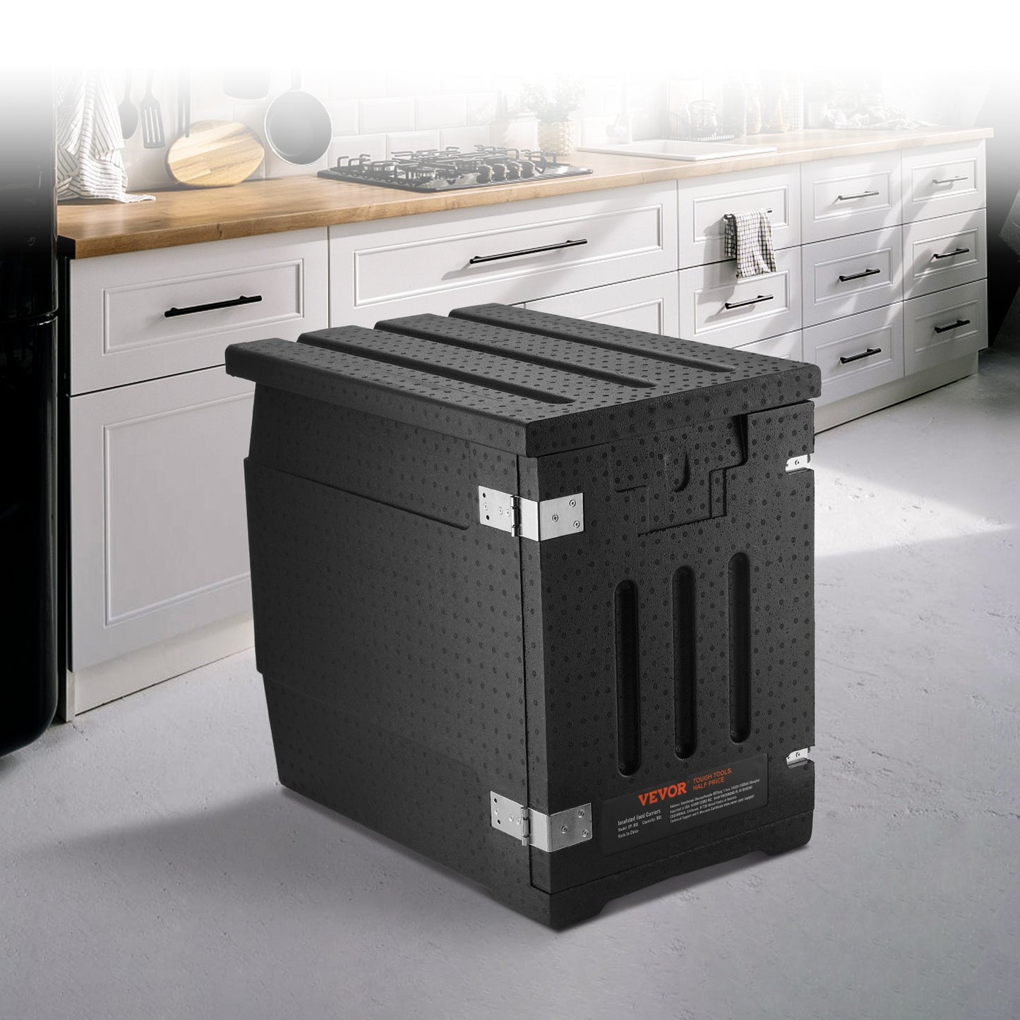 Insulated Food Pan Carrier - 82 Qt Hot Box for Catering