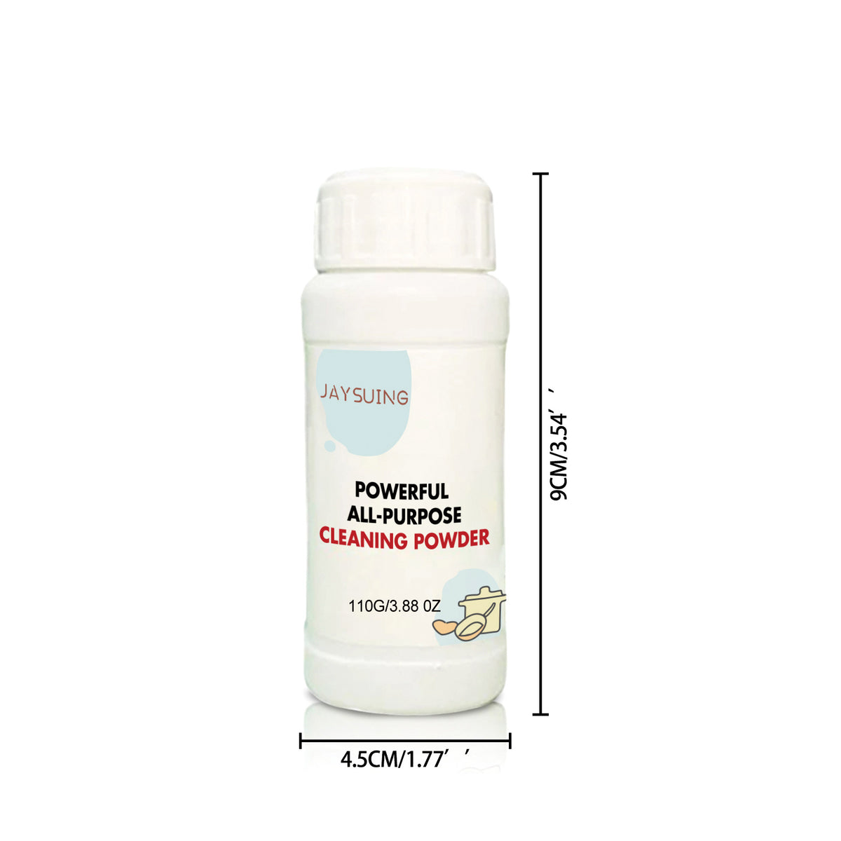 Multi-Purpose Kitchen Cleaning Powder for Heavy Oil & Rust Removal - 110g/250g