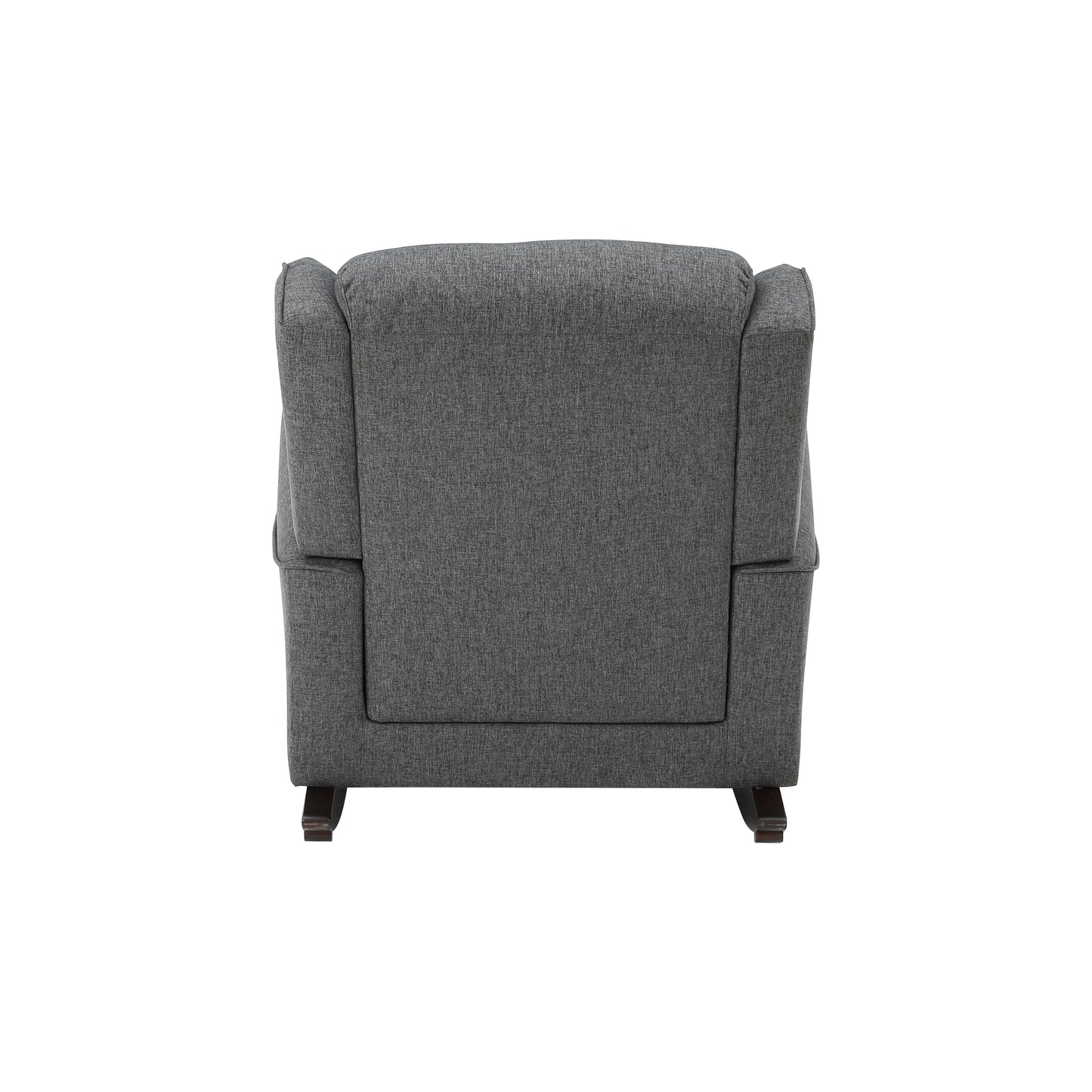 Gray Fabric Rocking Chair - Stylish & Comfortable Design
