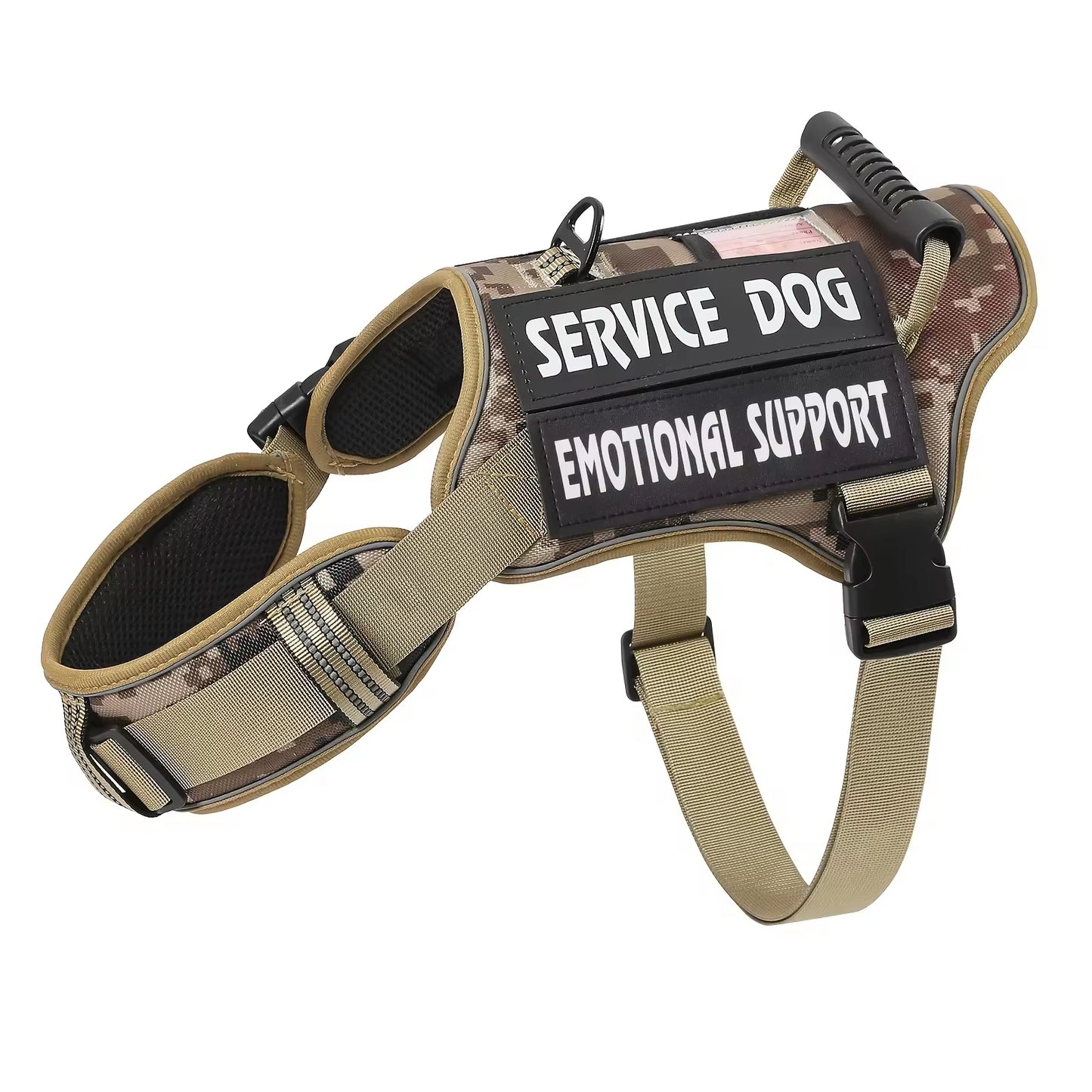 Adjustable No-Pull Dog Harness with Handle Reflective Pet Vest for Training and Walks