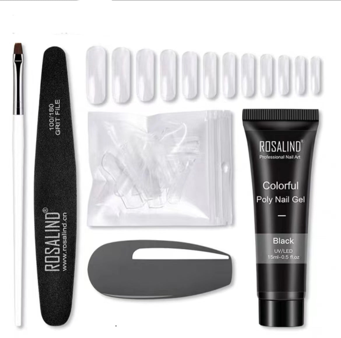 Poly Nail Gel Extension Kit for Manicure