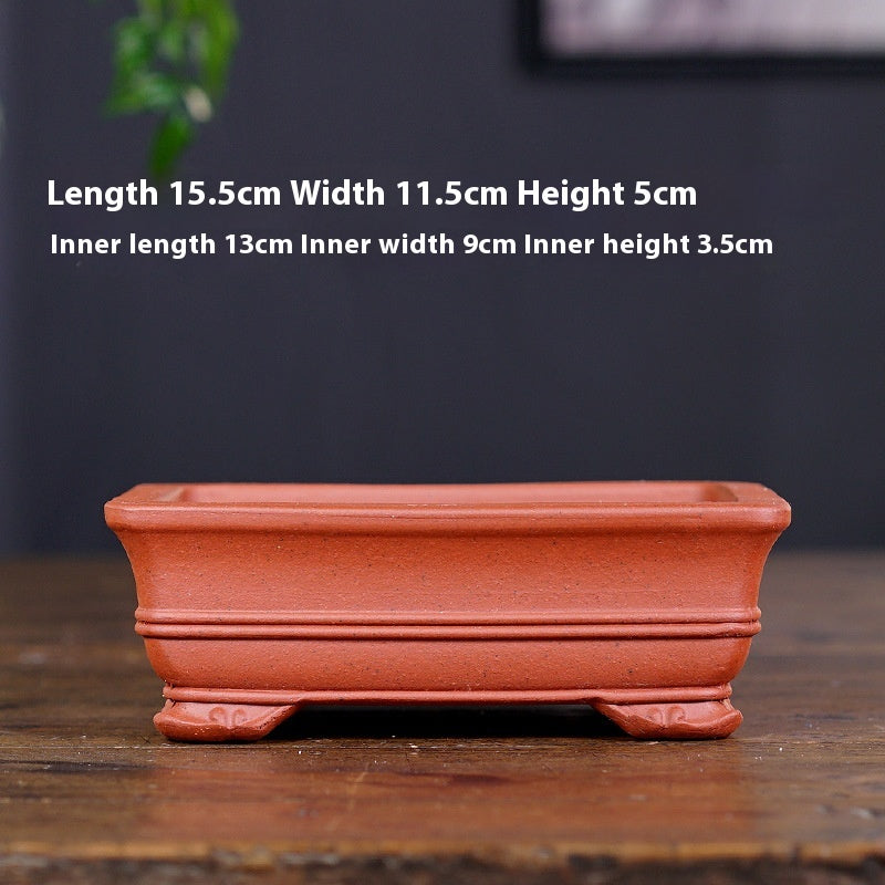 Breathable Ceramic Flower Pot for Home Garden Office Balcony - Multiple Colors