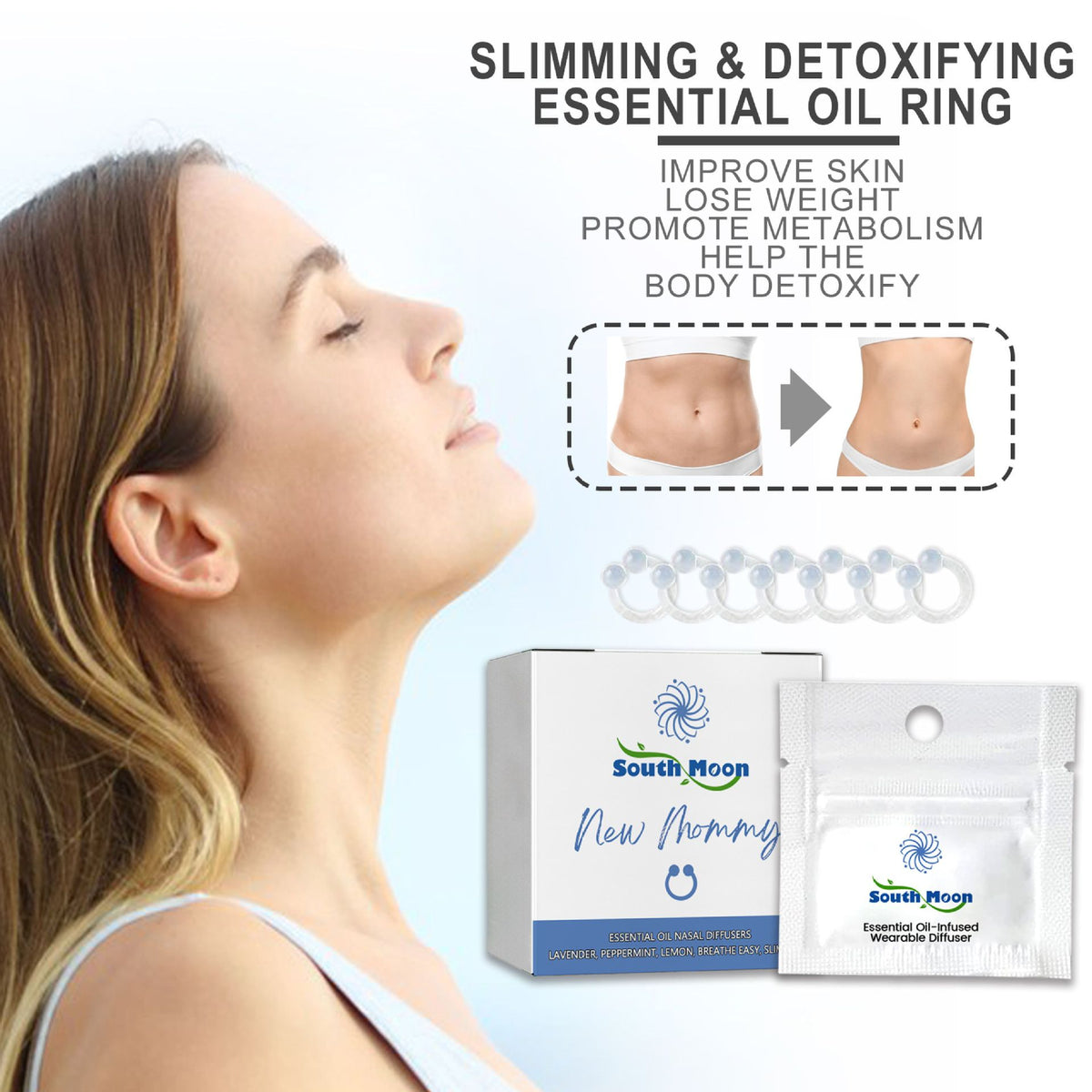 Essential Oil Nose Ring - 7 Pieces Per Box