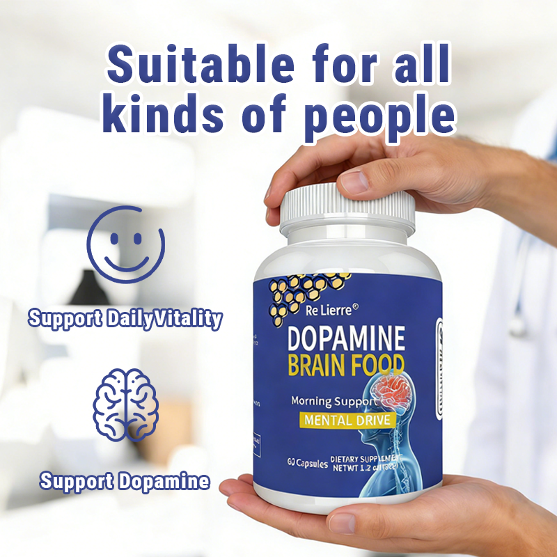 Dopamine Brain Support Supplement - 60 Capsules - Mental Focus & Clarity