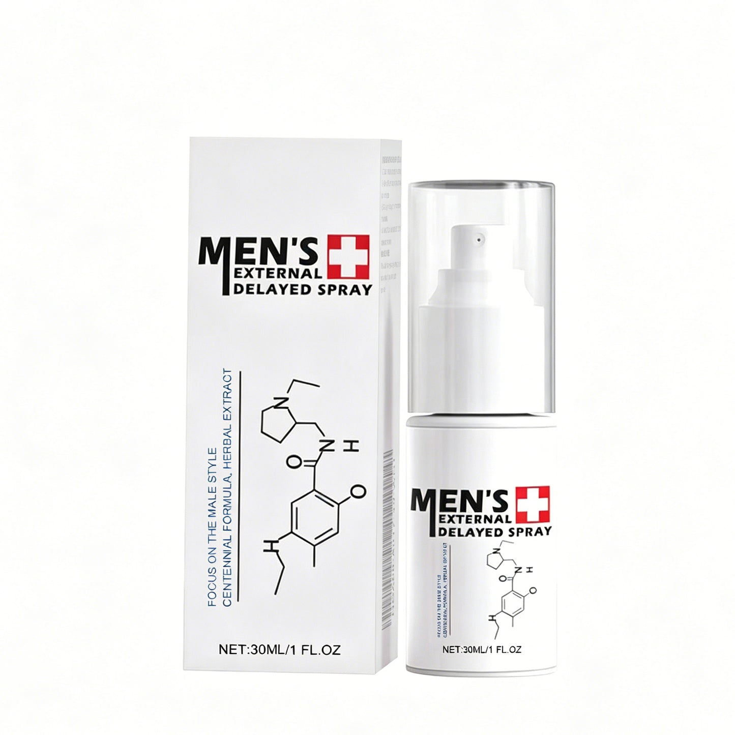 Men's Intimate Delay Spray - 30ml Natural Formula for Enhanced Endurance