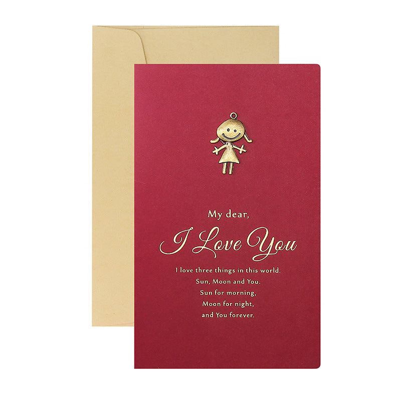 Gilding Paper Thank You Card Set - Vintage Metal DIY Invitation Cards