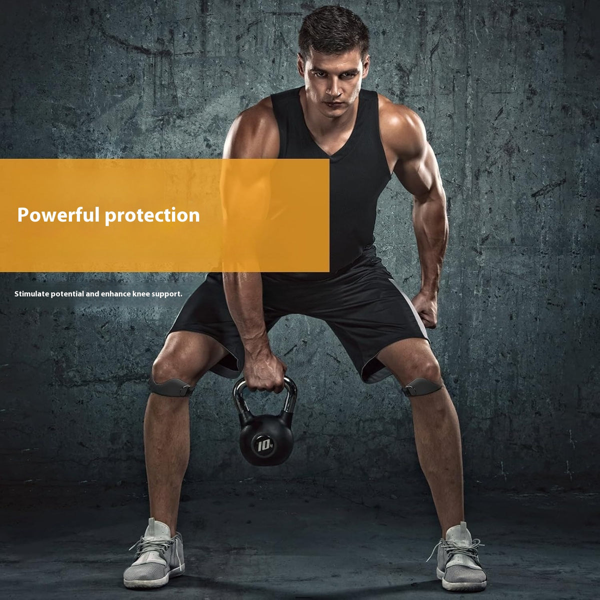 Knee Patellar Support Strap - Black