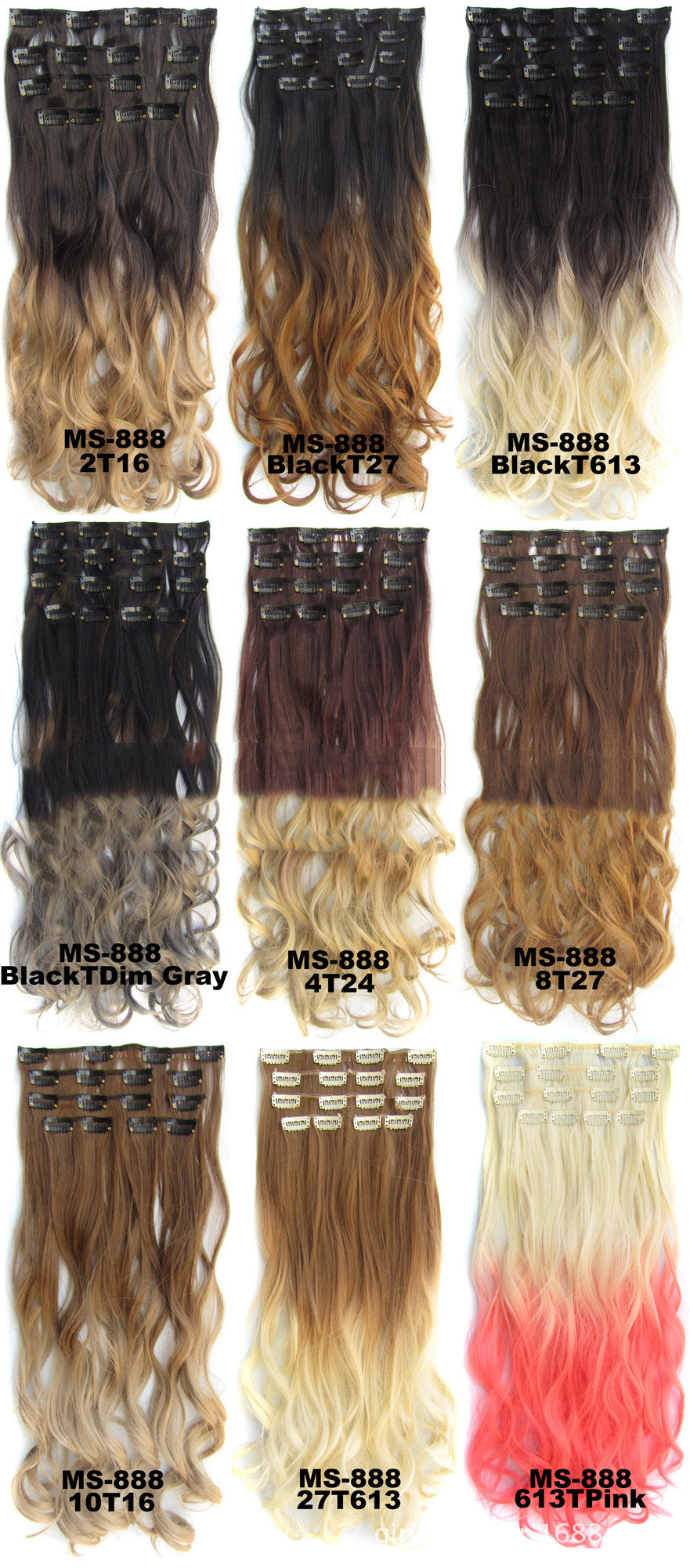High Temperature Synthetic Hair Extension - 60cm Straight