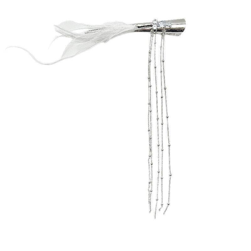 Duckbill Hair Clip - Silver Alloy
