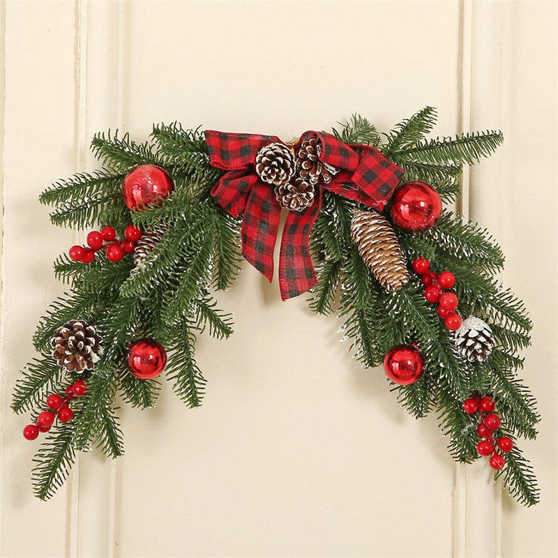 Simulation Rattan Wall Hanging Decoration Set for Home & Garden