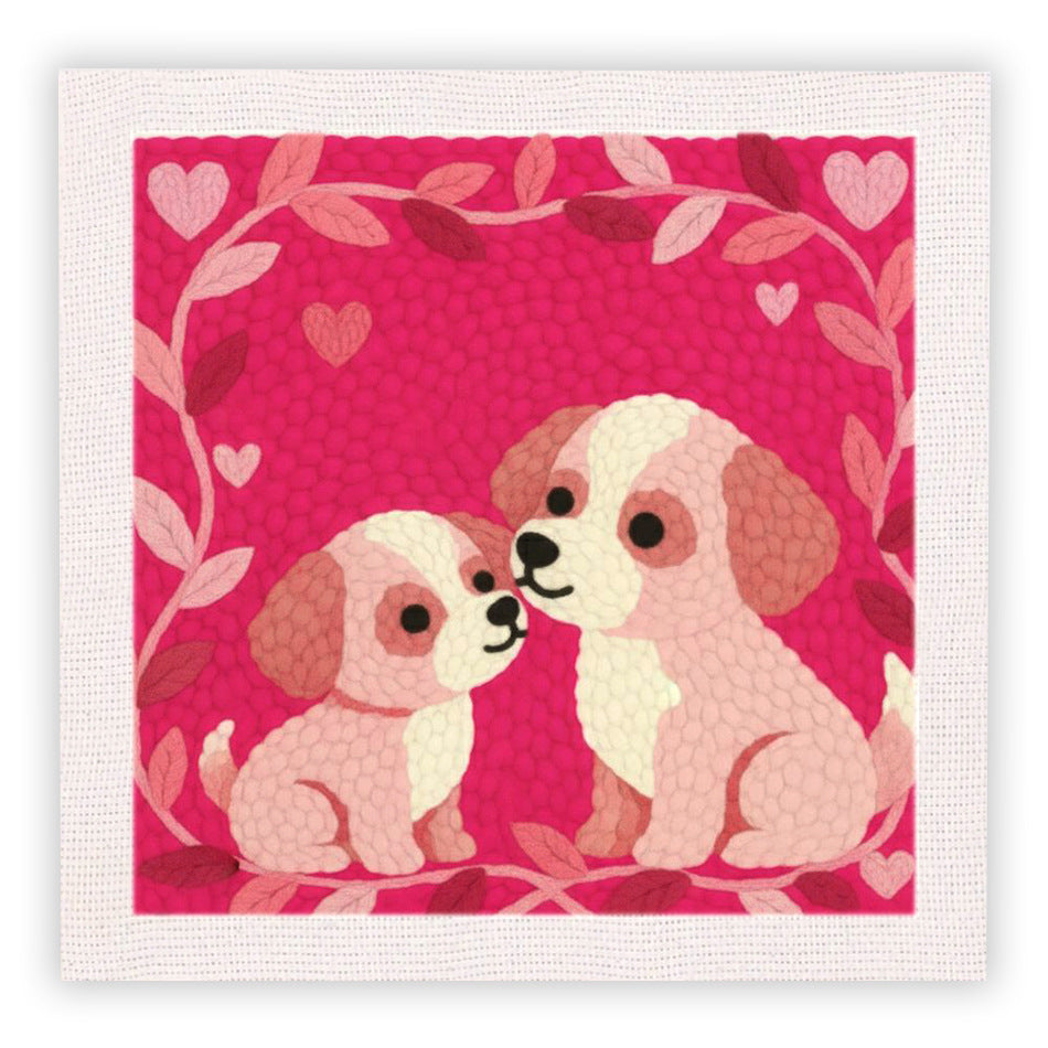 Handmade Embroidery Floral and Animal Wall Art - Creative Gift