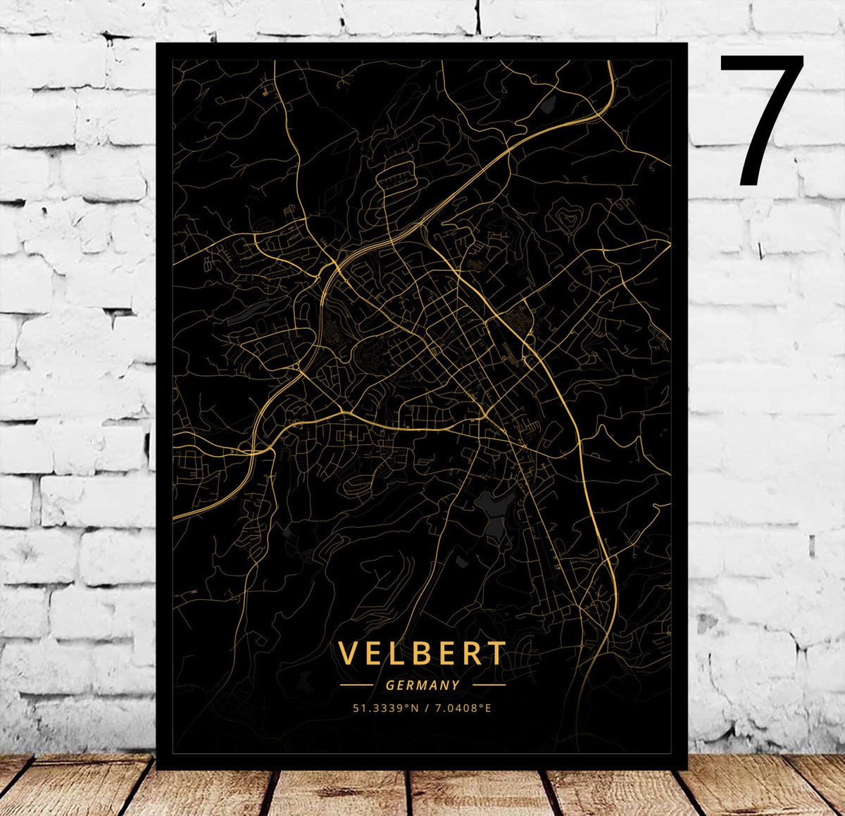 Decorative Canvas Art Poster for Home & Garden Wall Decor - Rostock's City