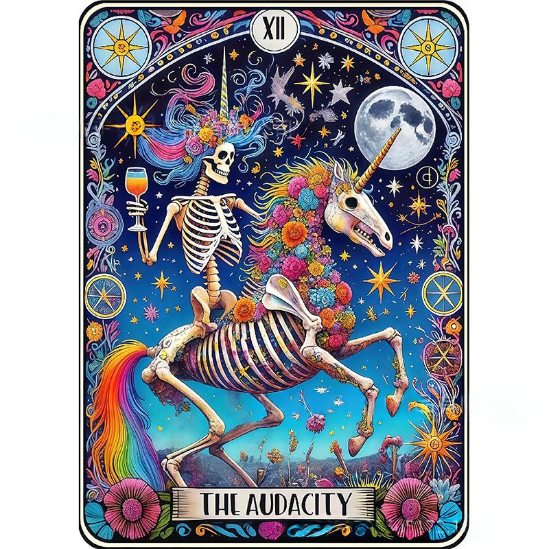 Halloween Skull 5D DIY Diamond Painting Full Drill Wall Art Kit - 30x40cm