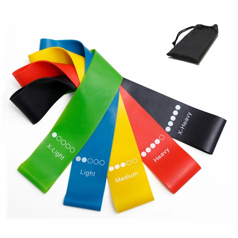 Loop Resistance Bands Set of 5 for Full Body Workout