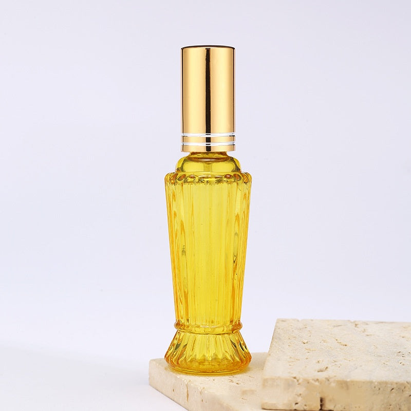 Decorative Glass Perfume Spray Bottles with Fire Extinguisher Design - 15ml Color Variants