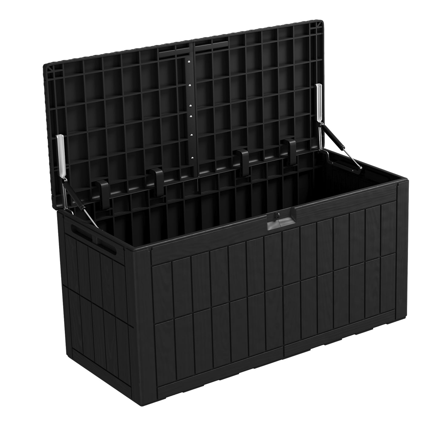 1 0 Gallon Outdoor Storage Box Water Proof Resin Deck Lockable Bin