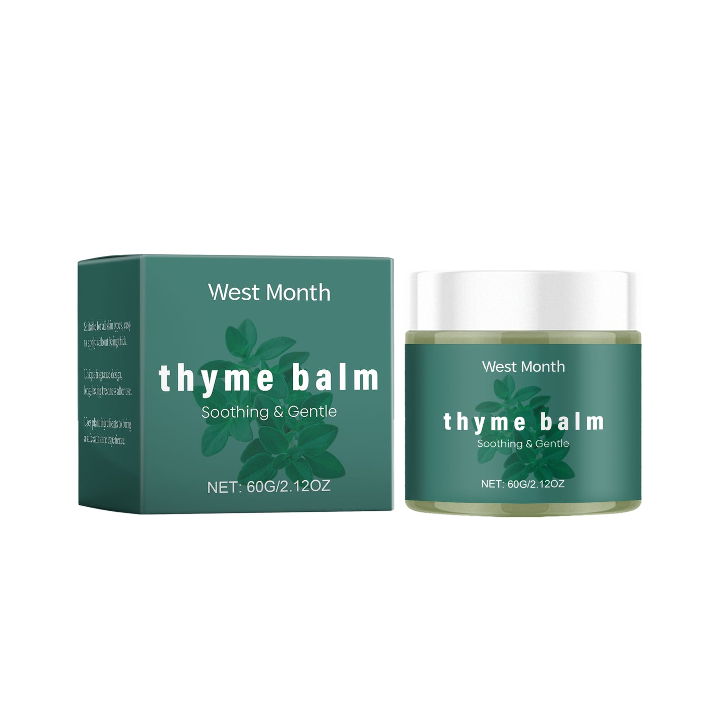 Thyme Extract Body Balm - Deeply Moisturizing & Soothing Skin Cream