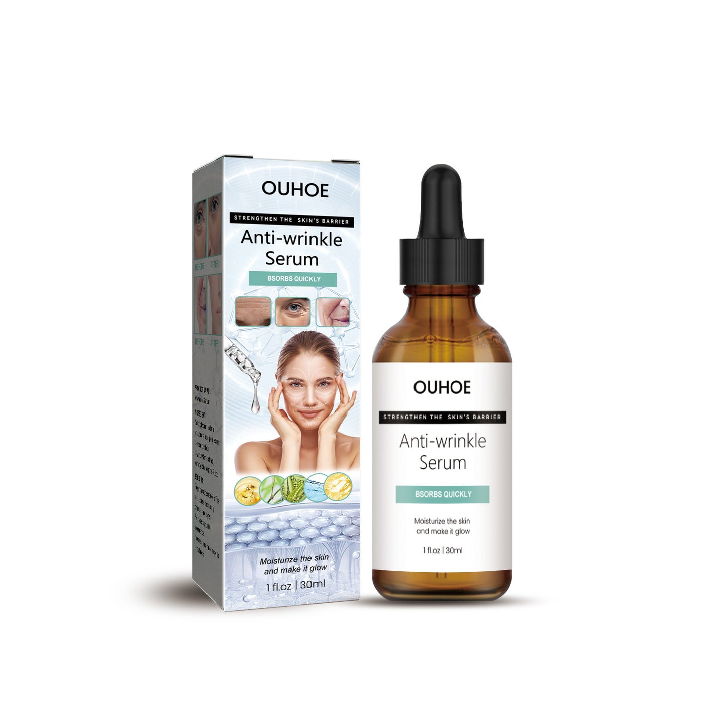 Anti-Aging Facial Essence - Hydrating & Smoothing Face Serum, 30ml