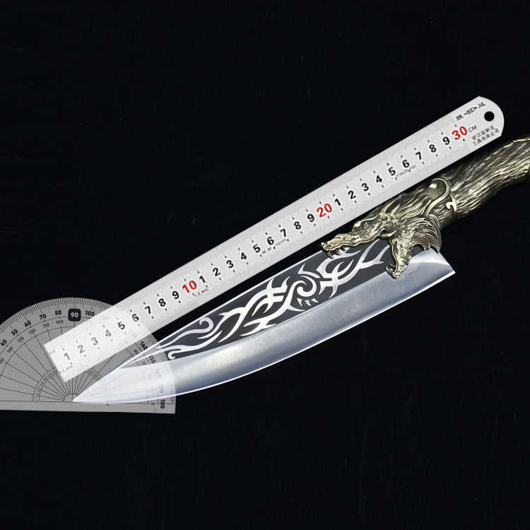 Stainless Steel Fruit Knife with Antique Retro Style - 35.5cm