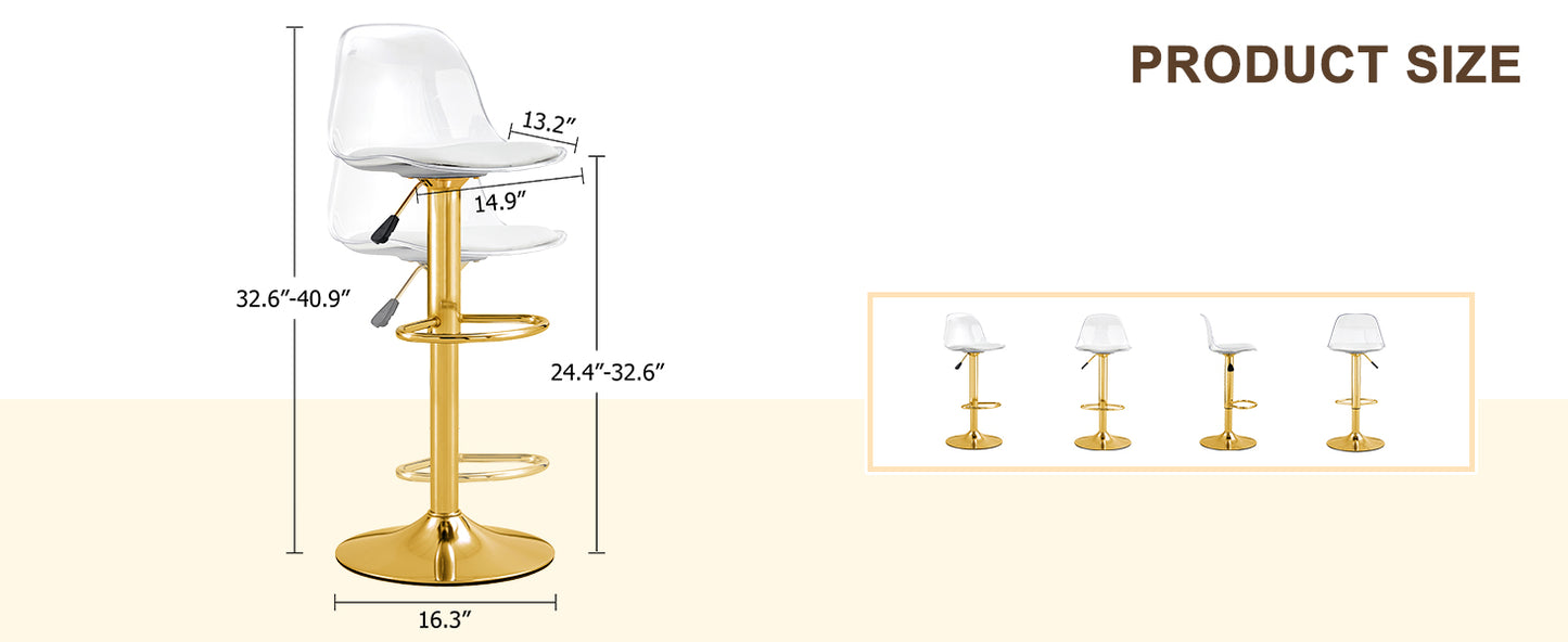 Modern Minimalist Bar Chairs And Stools. Can Rotate 360 Adjust