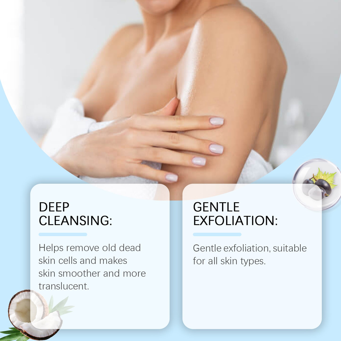 Exfoliating Sea Salt Body Scrub - Smoothing and Brightening Skin Treatment