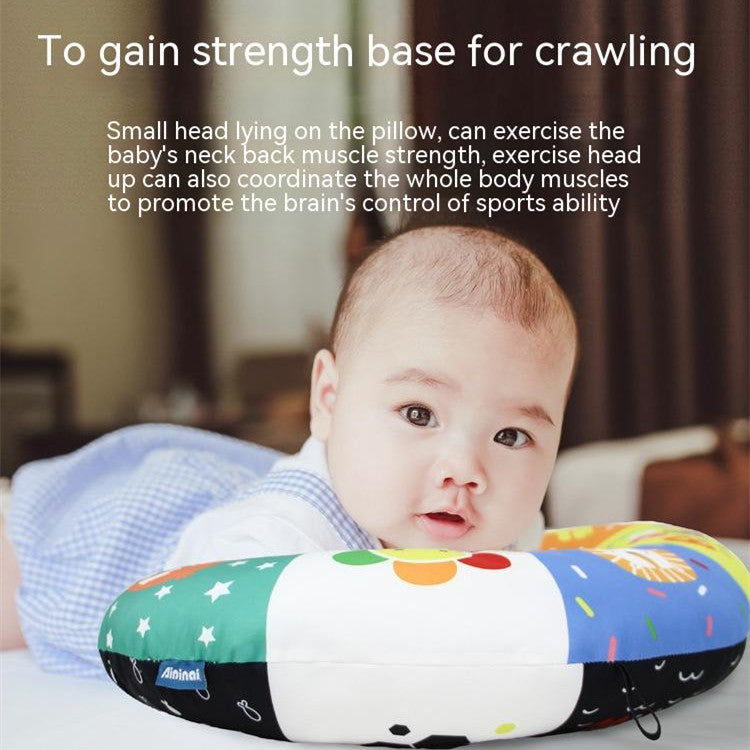 Baby U-Shaped Learning Pillow for Infants - Soft Polyester Fiber Support