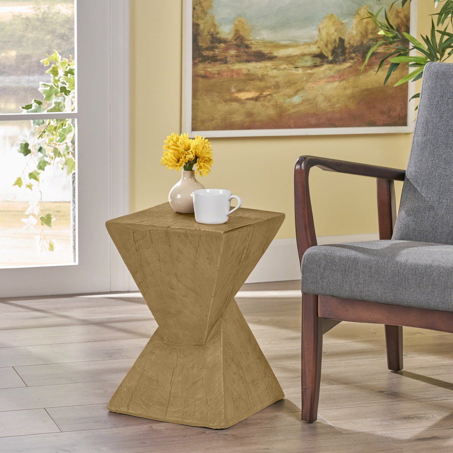 TESS Modern Side Table -Stylish End Compatible With Living Room,