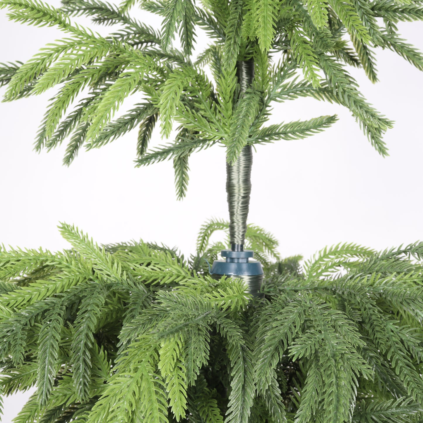 5' Real Touch Artificial Pine Tree in Black Pot - 2 Pack