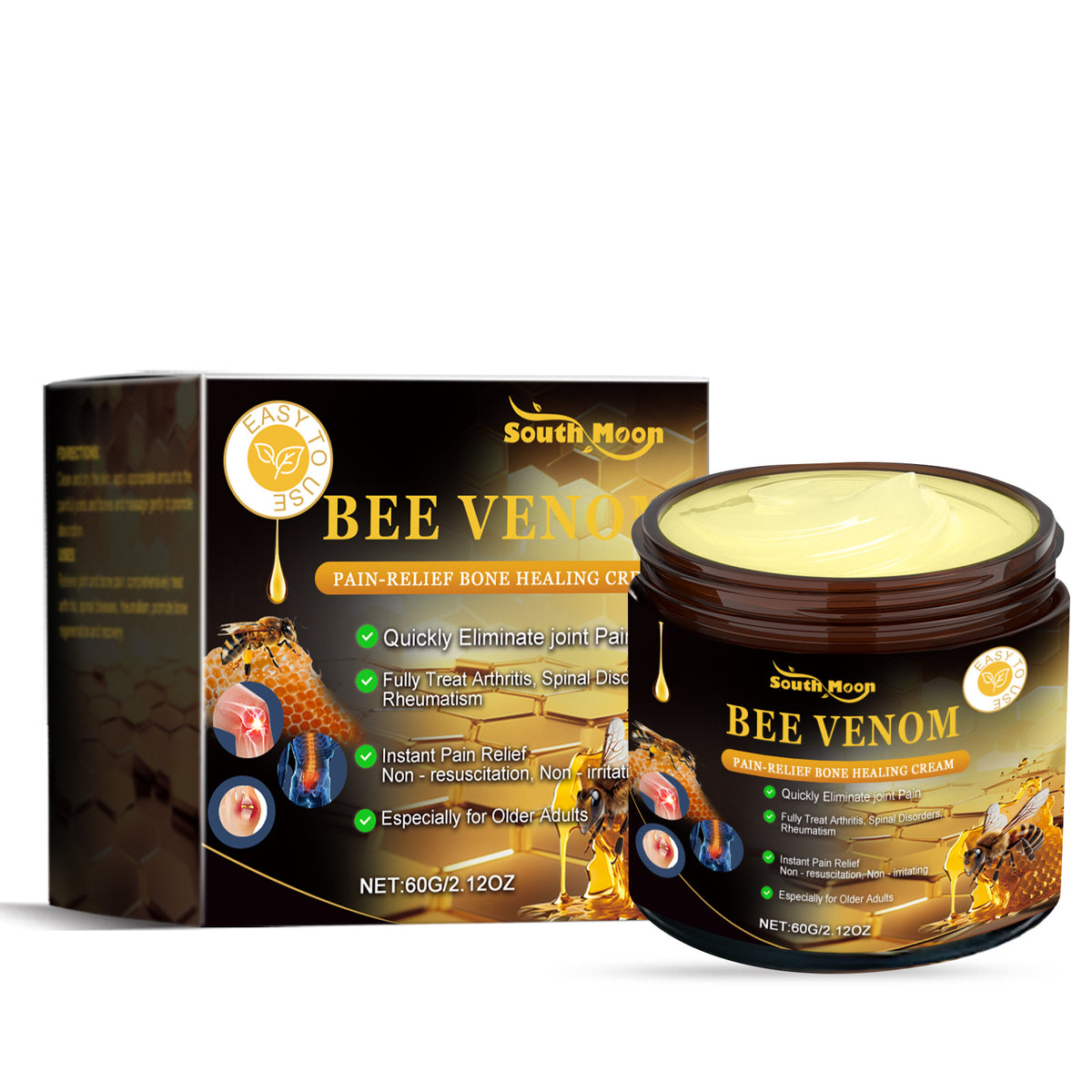Soothing Knee and Joint Cream for Discomfort Relief - 60g