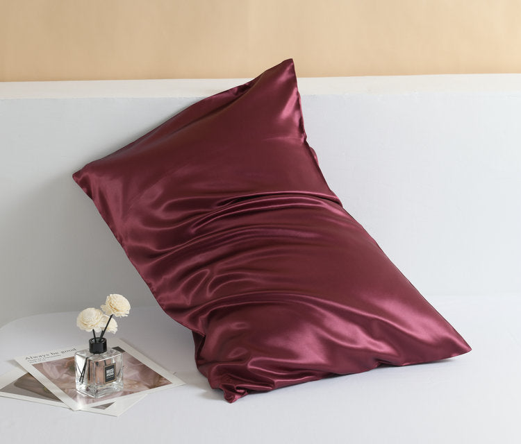 Silk Pillowcase Double-Sided 22 M Zipper Bed Pillow Cover - Luxurious Mulberry Silk
