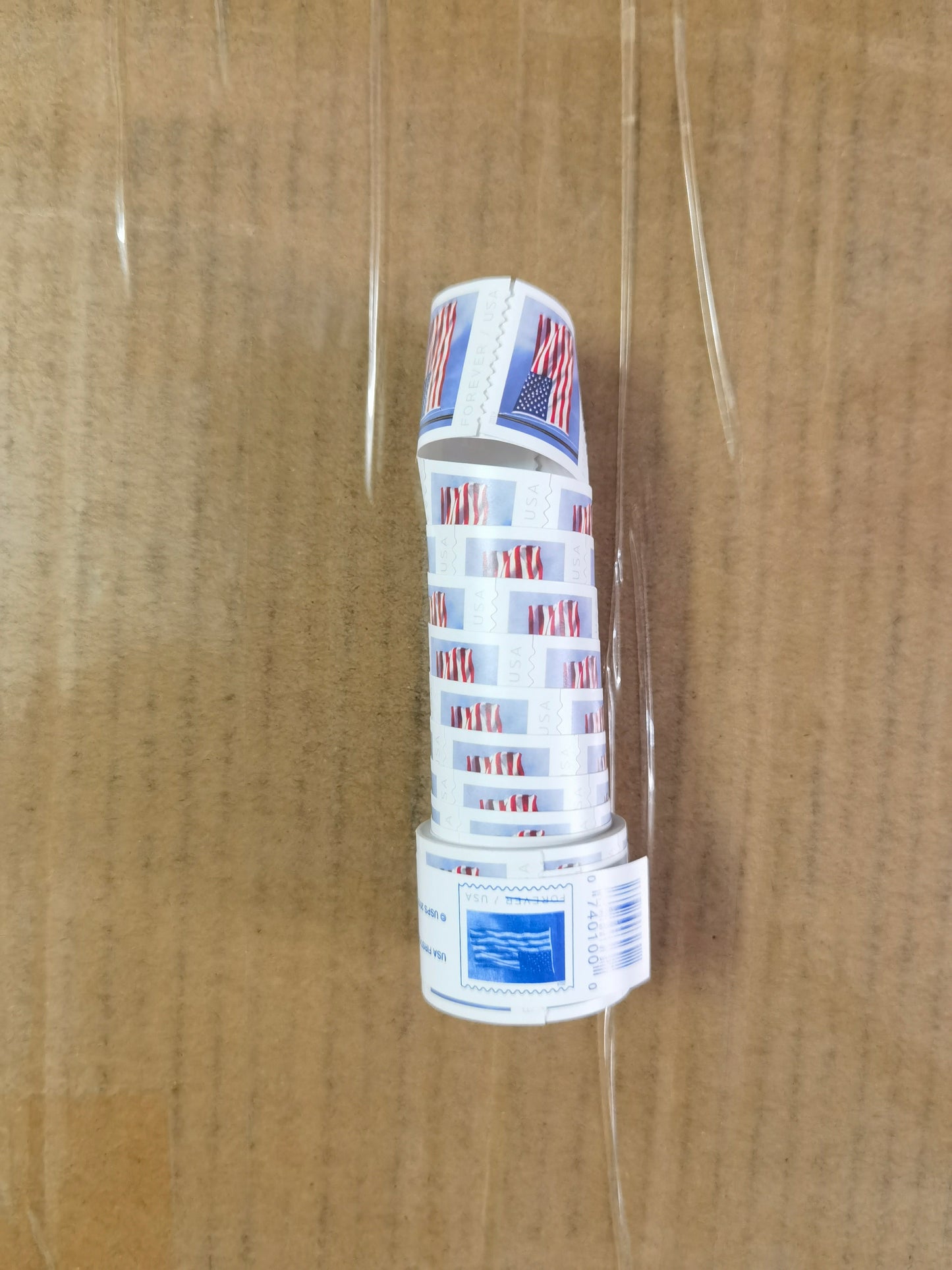 U.S. Flag Stamps Roll - First-Class Rate, Free Shipping