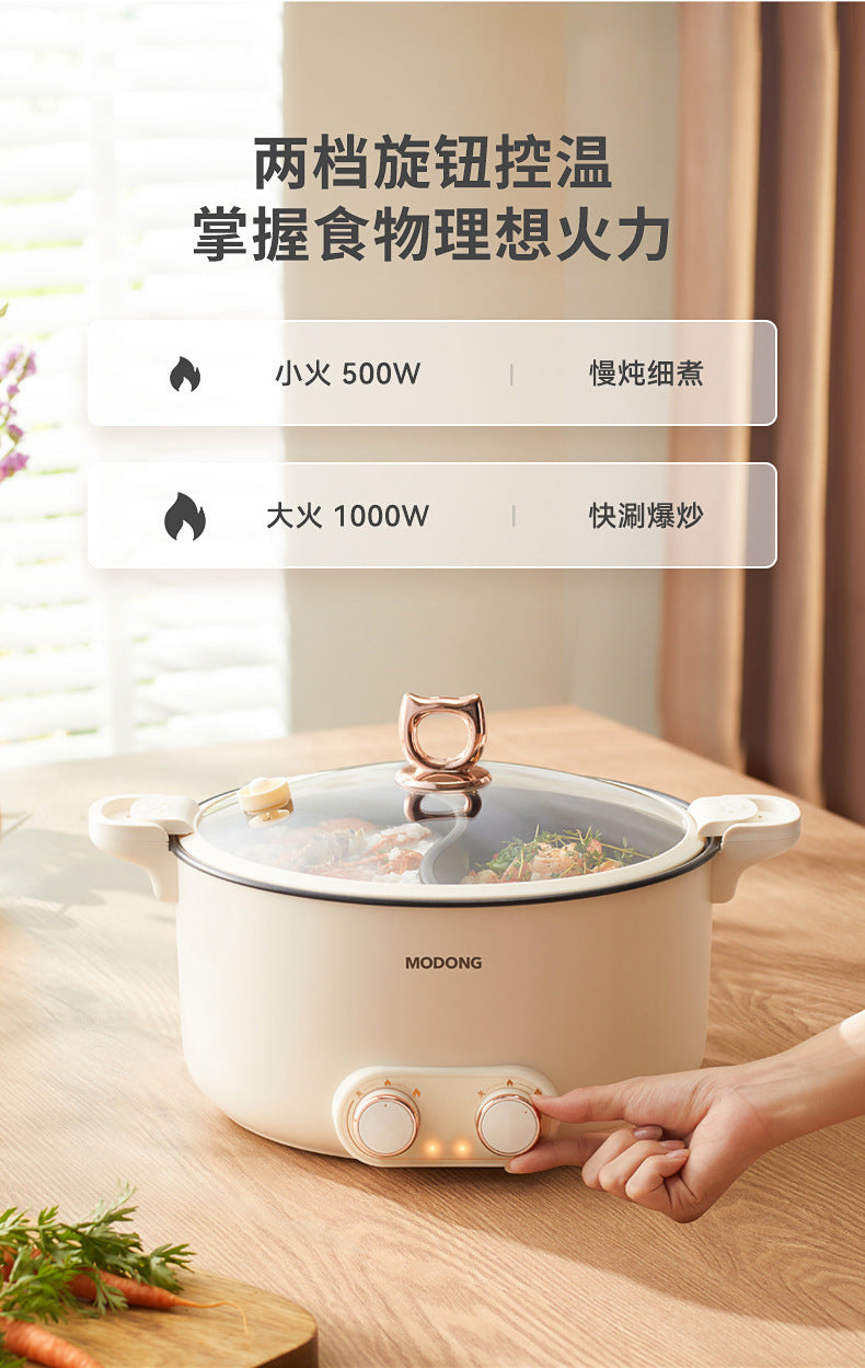 Large Capacity Electric Chafing Dish with Multi-Functional Heating for Home & Kitchen