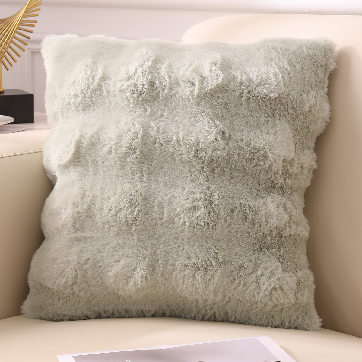 Nordic Plush Pillowcase Without Core - Soft Geometric Home Textiles