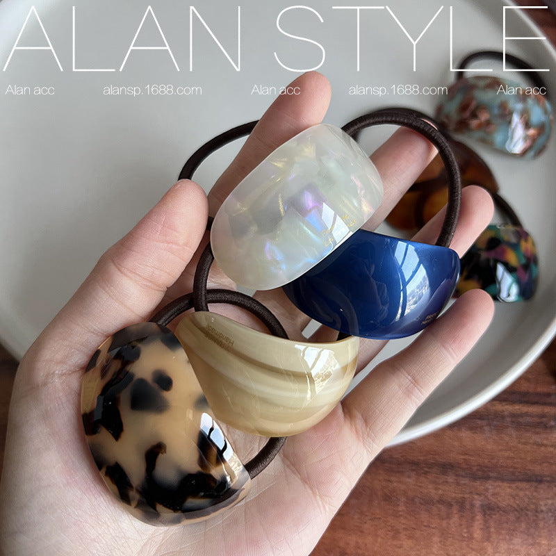 Oval Acetate Hair Band for Fashion & Styling - Multiple Colors