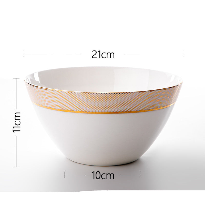 Nordic Style Bone China Dinnerware Set - Plates & Tableware for Home