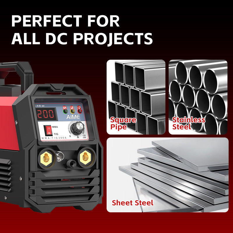 Dual-Function TIG MMA Welding Machine 5A Start for Thin Materials - Beginner Friendly