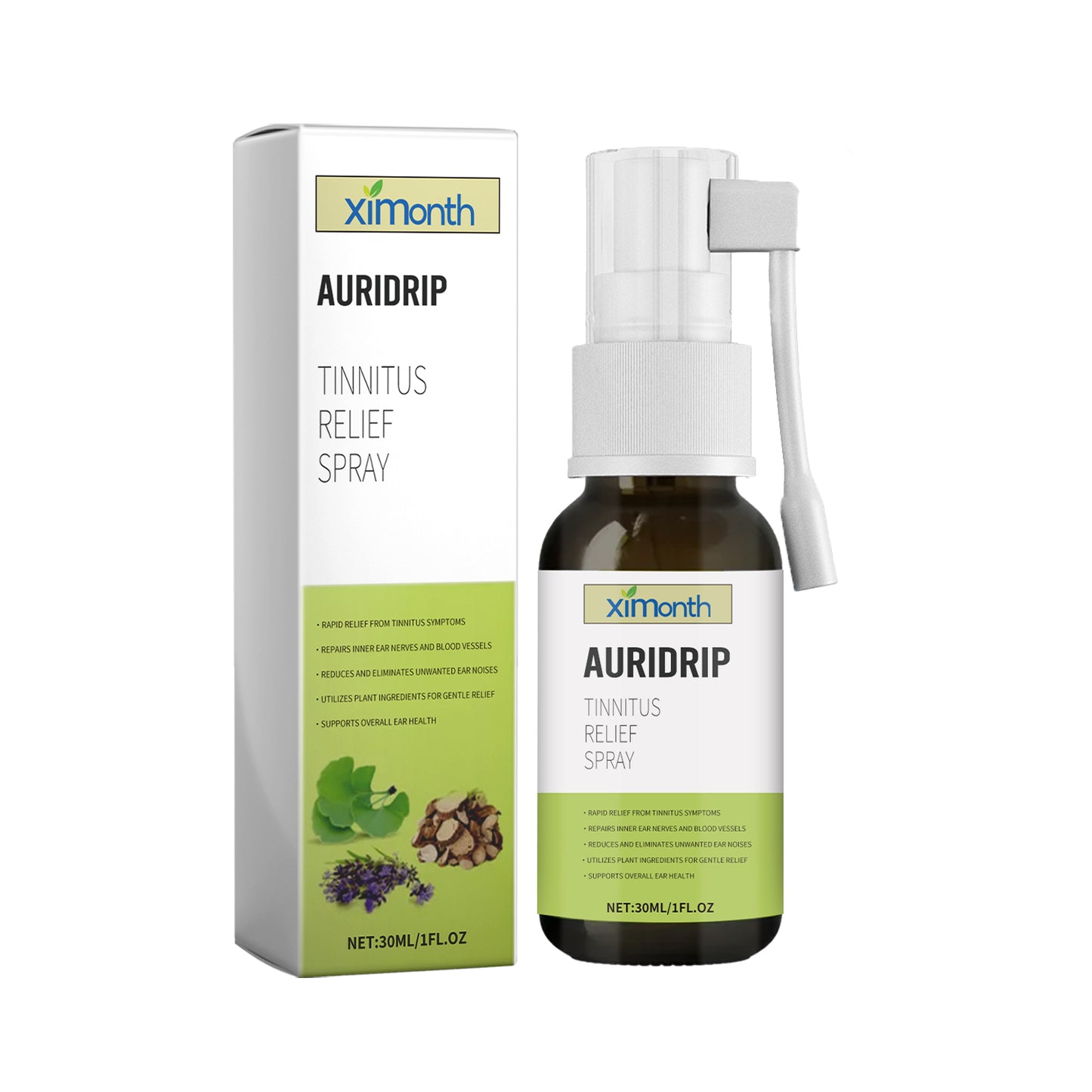 Ear Soothing Spray 30ml for Ear Relief & Tinnitus Relief - Gentle Ear Care Solution