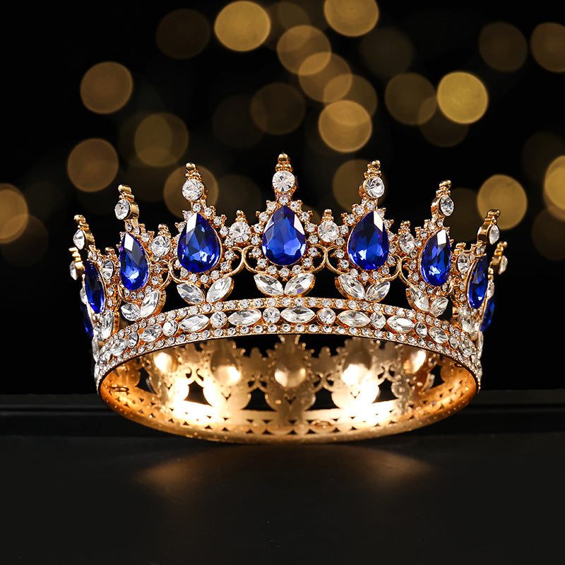 Crystal Crown Headband - Red & Multicolor