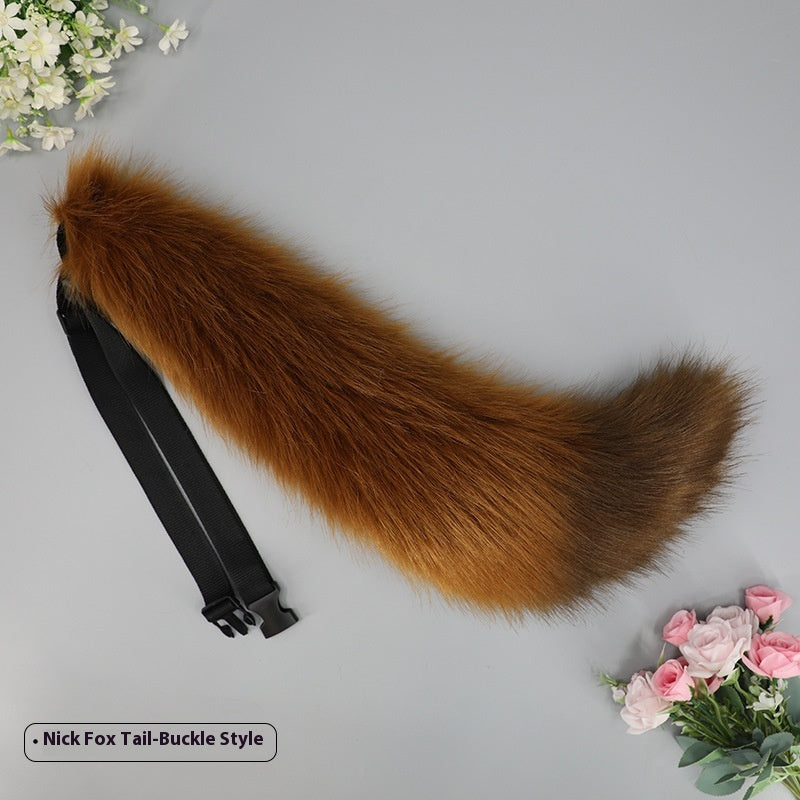 Simulation Animal Ears Plush Headband Hair Accessories for Cosplay and Parties
