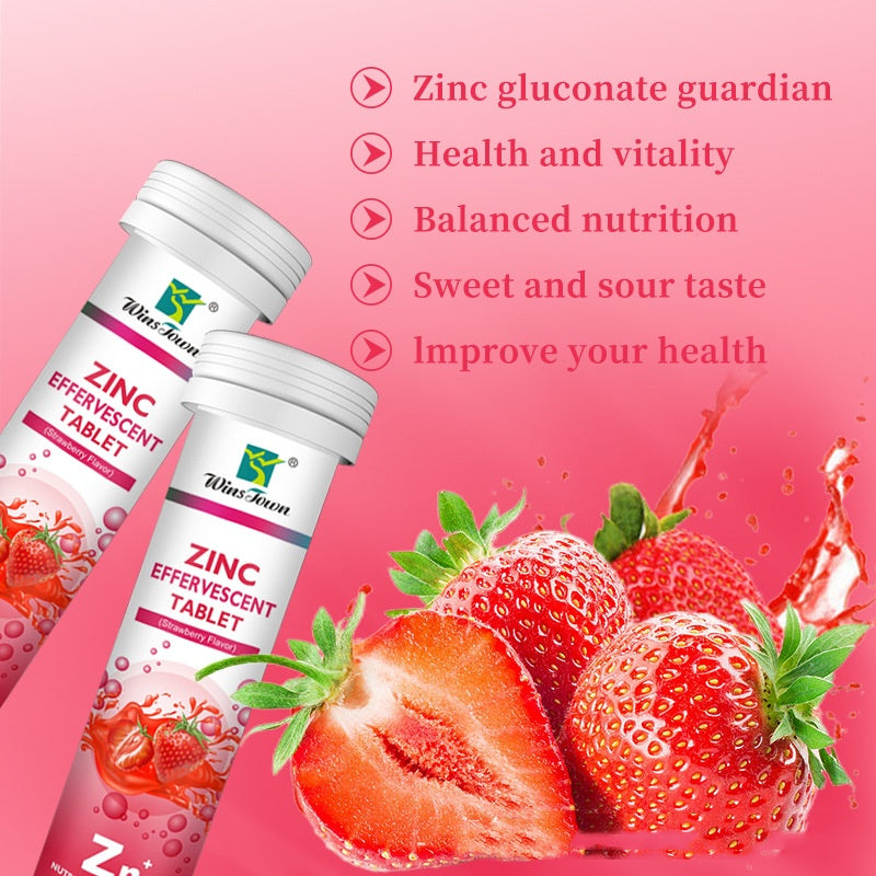 Effervescent Vitamin C Supplement Tablets - Orange Flavor
