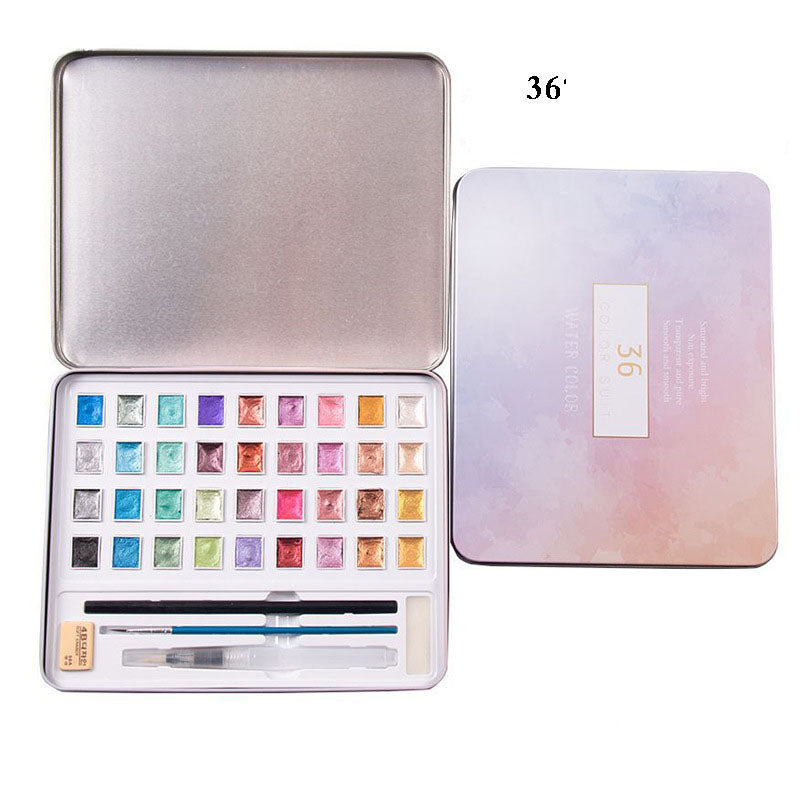 Metallic Gouache Paint Set for Nail Art & Watercolor