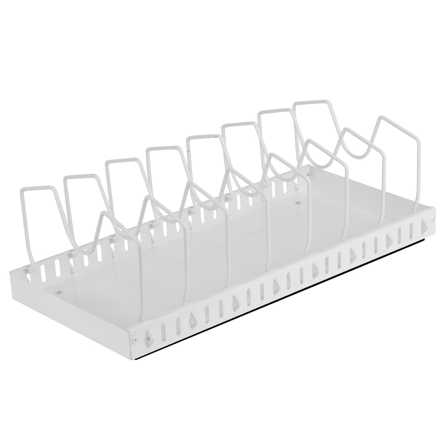 1Pc Pull Out Pots And Pans Organizer Under Cabinet With 8 Adjustable