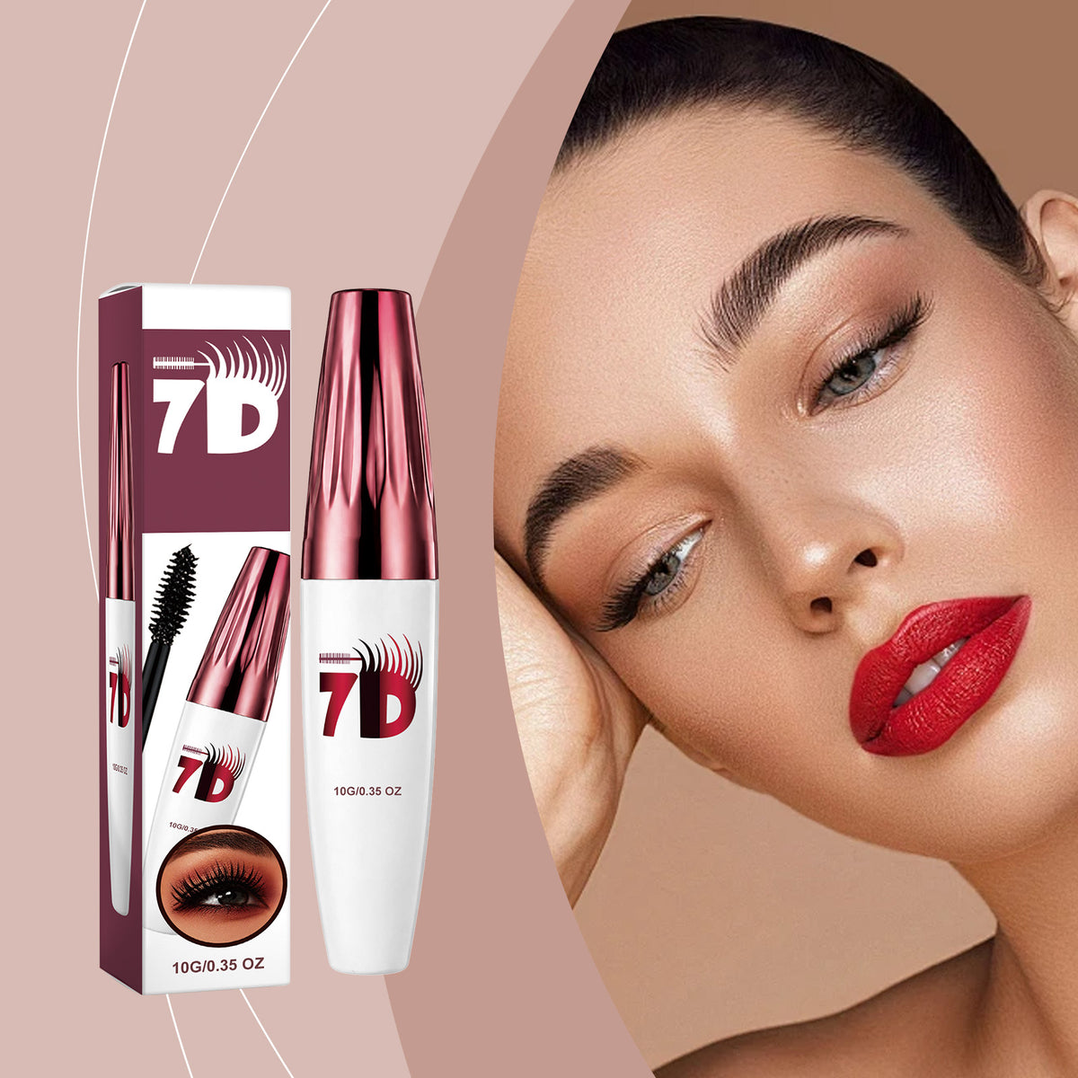 AMZ Curling 3D Mascara Black
