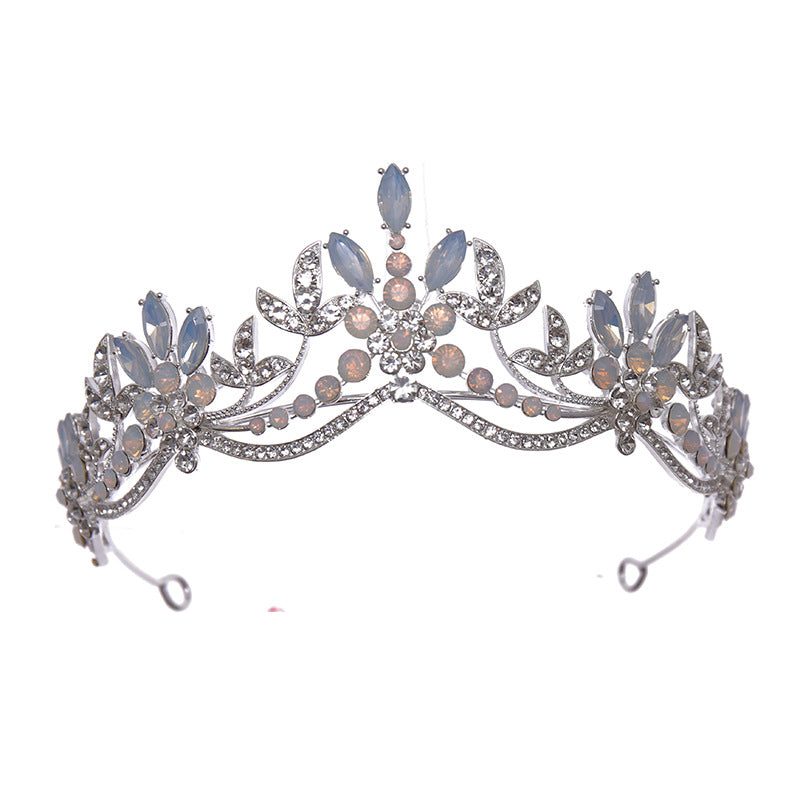 Rhinestone Princess Crown Tiara Hair Accessory