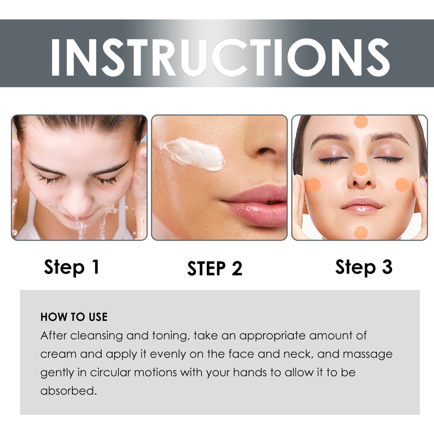 Firming and Repairing Facial Cream - Anti-Aging Skin Care