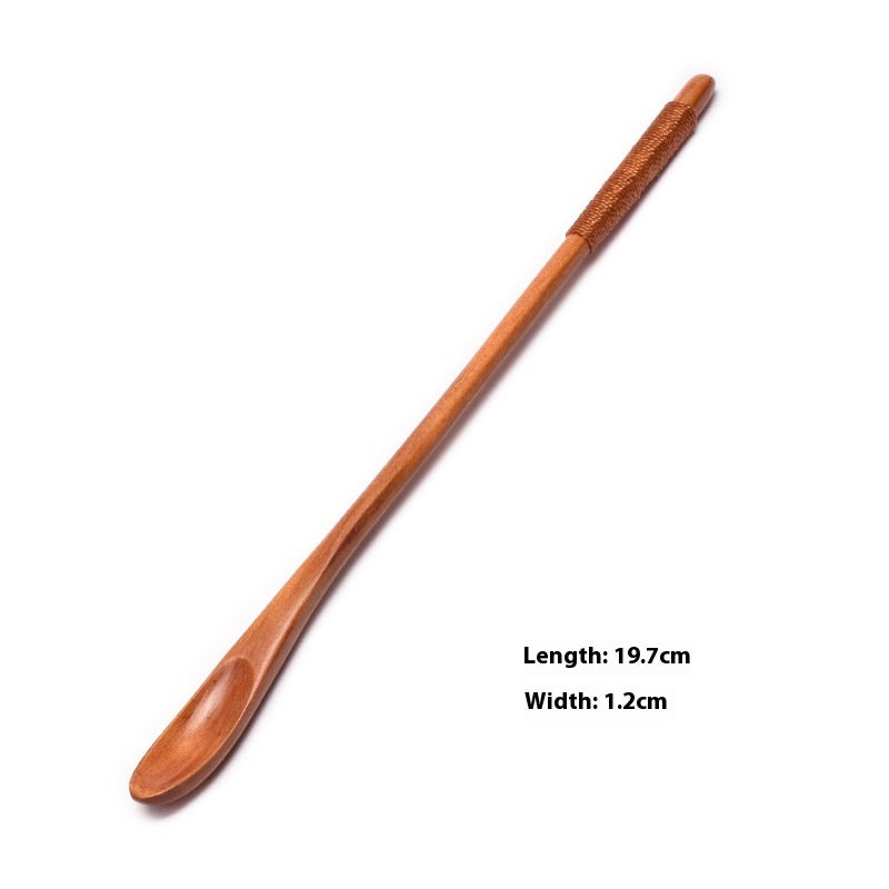 Wooden Coffee Spoon Set - Small 23cm Handles for Tea, Muddler & Stirring