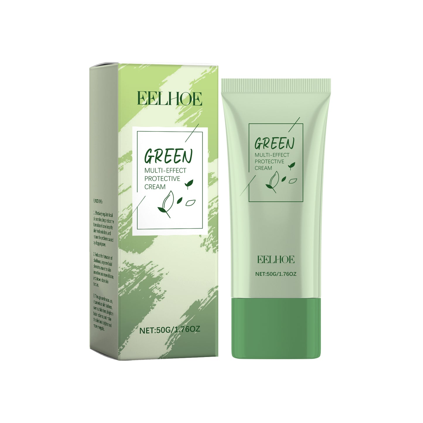 Green Tea Facial Moisturizing Cream - Hydrating Daily Skincare for Bright Skin