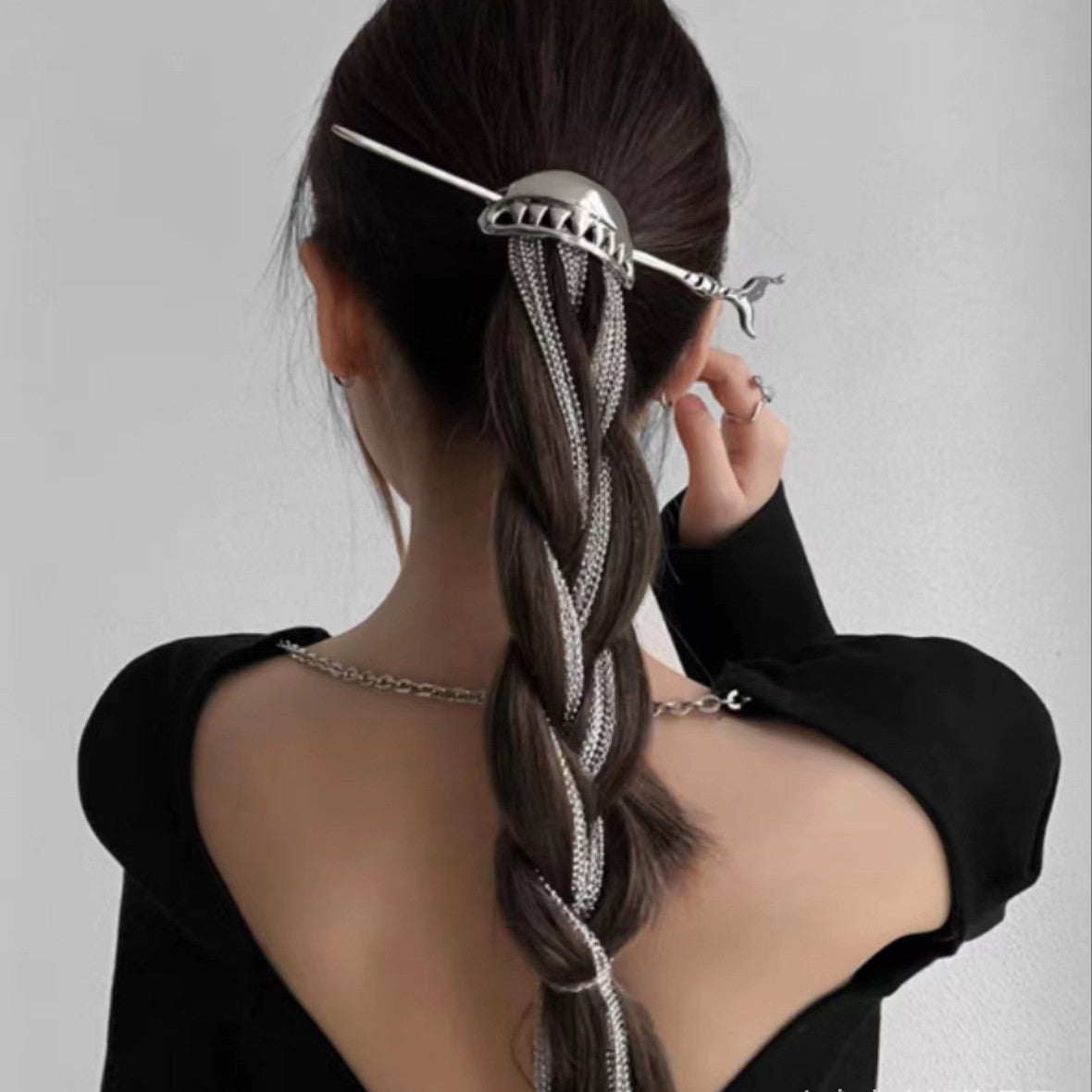 Retro Alloy Ponytail Hairpin
